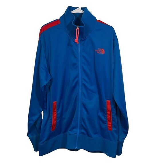 The North Face Full Zip Cobalt Blue Track Jacket - Picture 1 of 4
